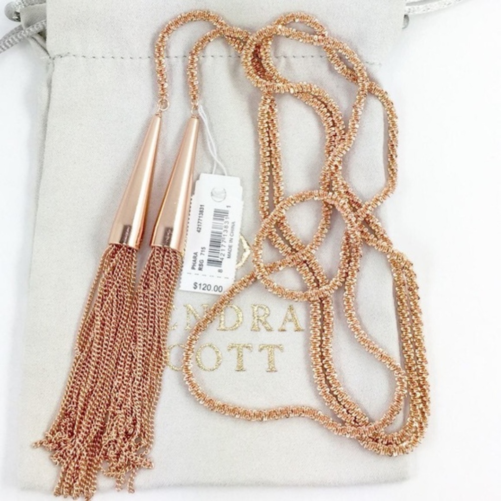 SOLD🌿 Kendra Scott Phara Necklace - Rose Gold